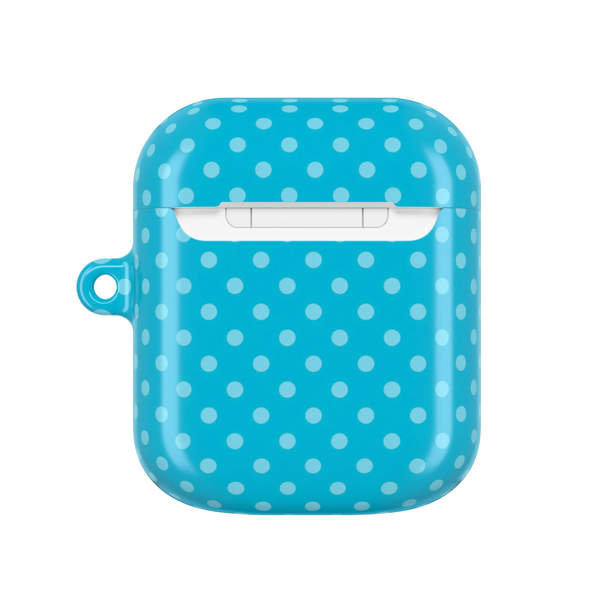 Turquoise Polka Dot AirPods Case