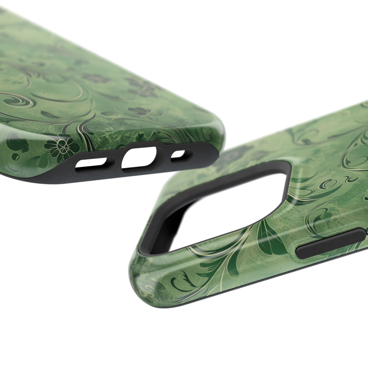 Moss Damask Phone Case — MagSafe Compatible