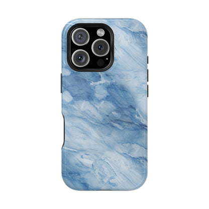Blue marble MagSafe iPhone case — view 3