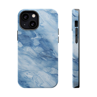 Blue marble MagSafe iPhone case — view 10