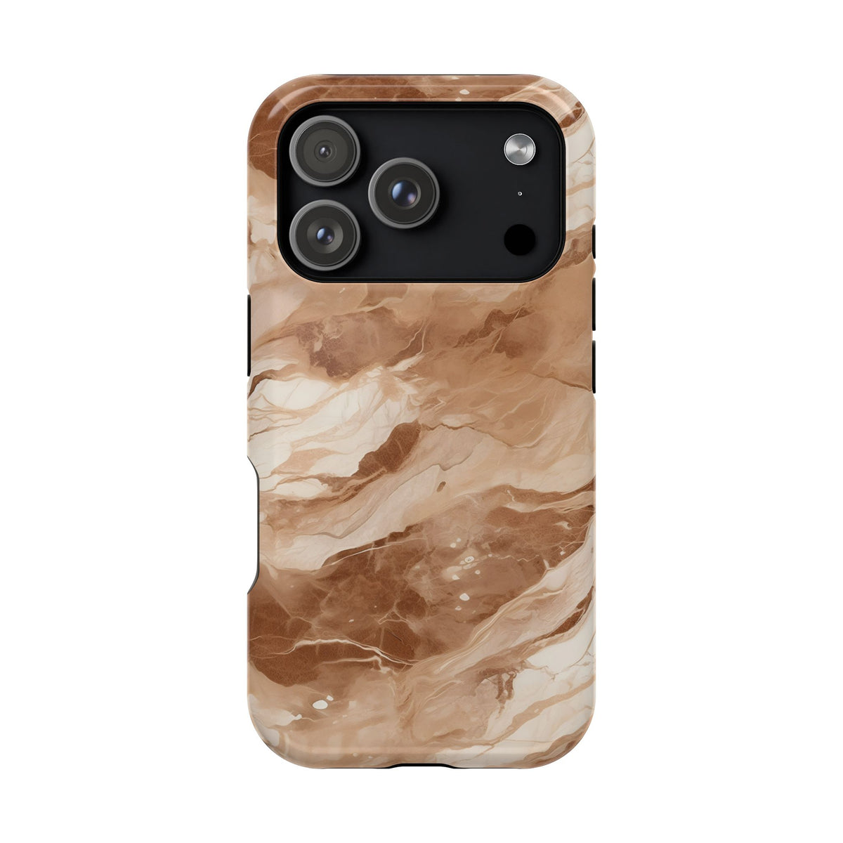 Caramel marble MagSafe iPhone case — view 20