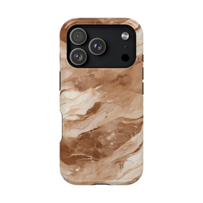 Caramel marble MagSafe iPhone case — view 20