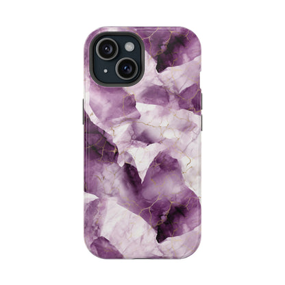 Amethyst marble MagSafe iPhone case — view 22
