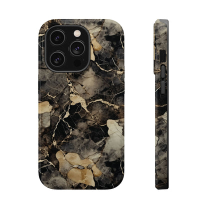 Black and gold marble MagSafe iPhone case — view 6