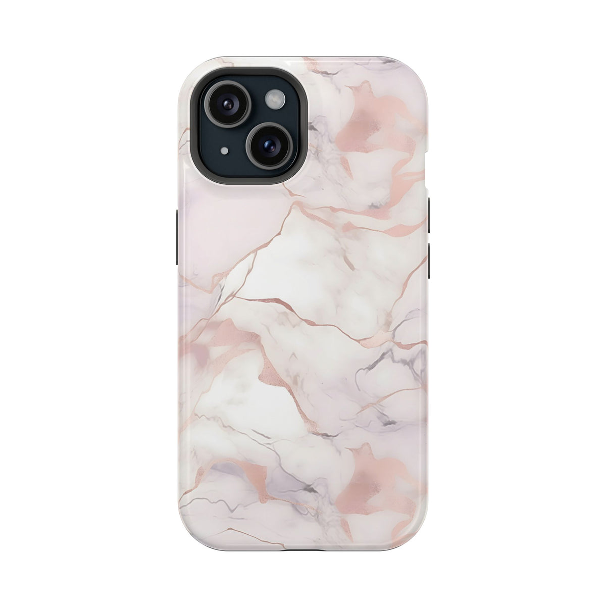Blush marble MagSafe iPhone case — view 22