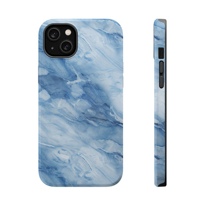 Blue marble MagSafe iPhone case — view 7