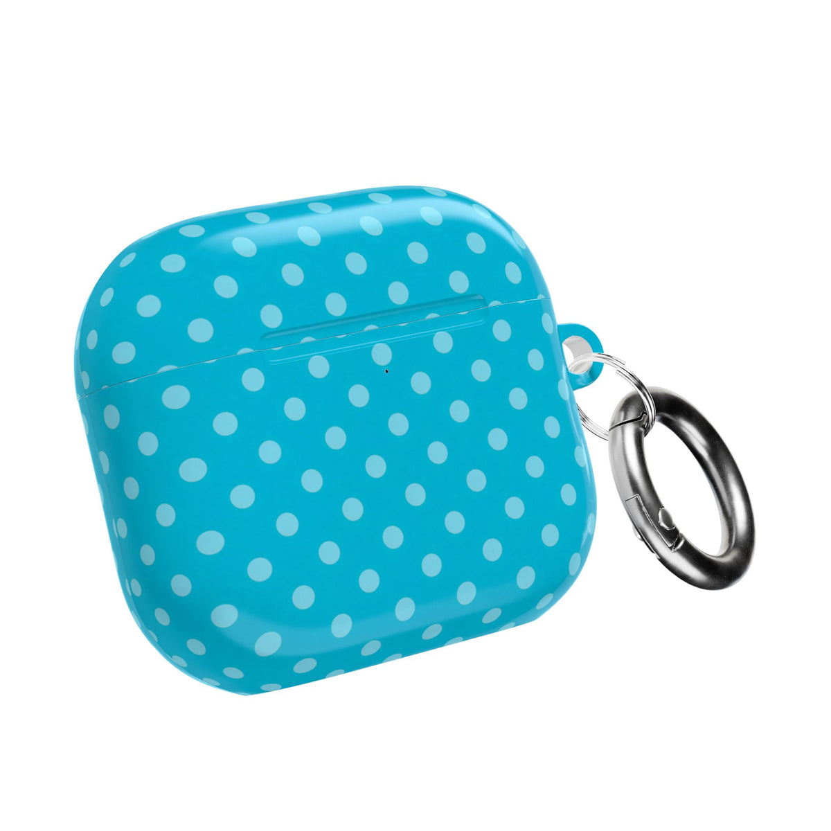 Turquoise Polka Dot AirPods Case