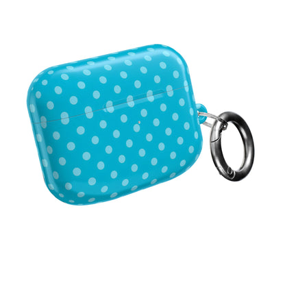 Turquoise Polka Dot AirPods Case