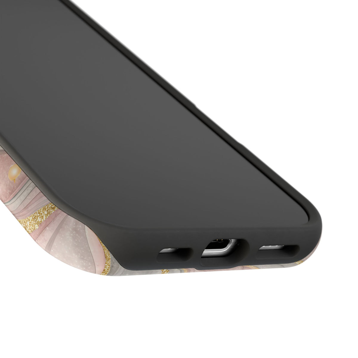 Rose quartz marble MagSafe iPhone case — view 27