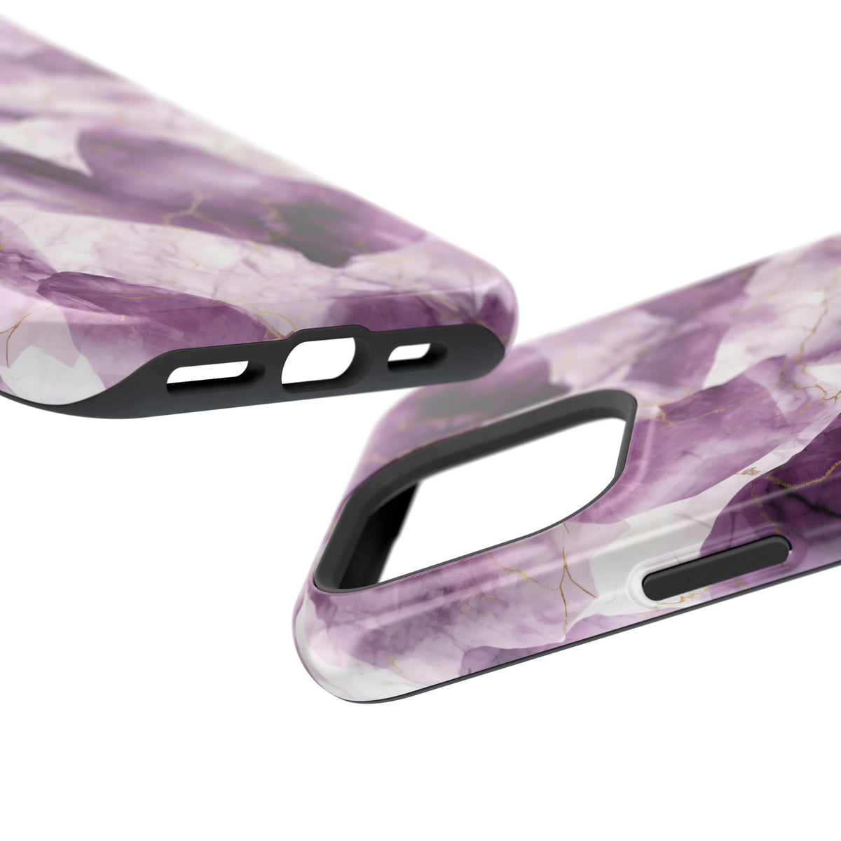Amethyst marble MagSafe iPhone case — view 5