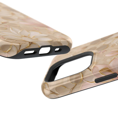 Gilded Magnolia Phone Case — MagSafe Compatible