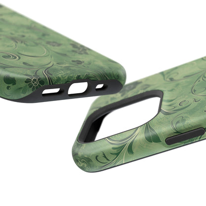 Moss Damask Phone Case — MagSafe Compatible