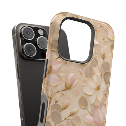 Gilded Magnolia Phone Case — MagSafe Compatible