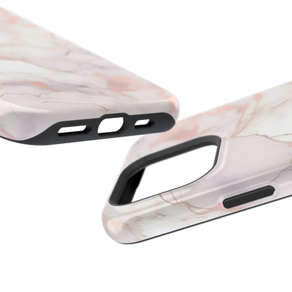 Blush marble MagSafe iPhone case — view 5