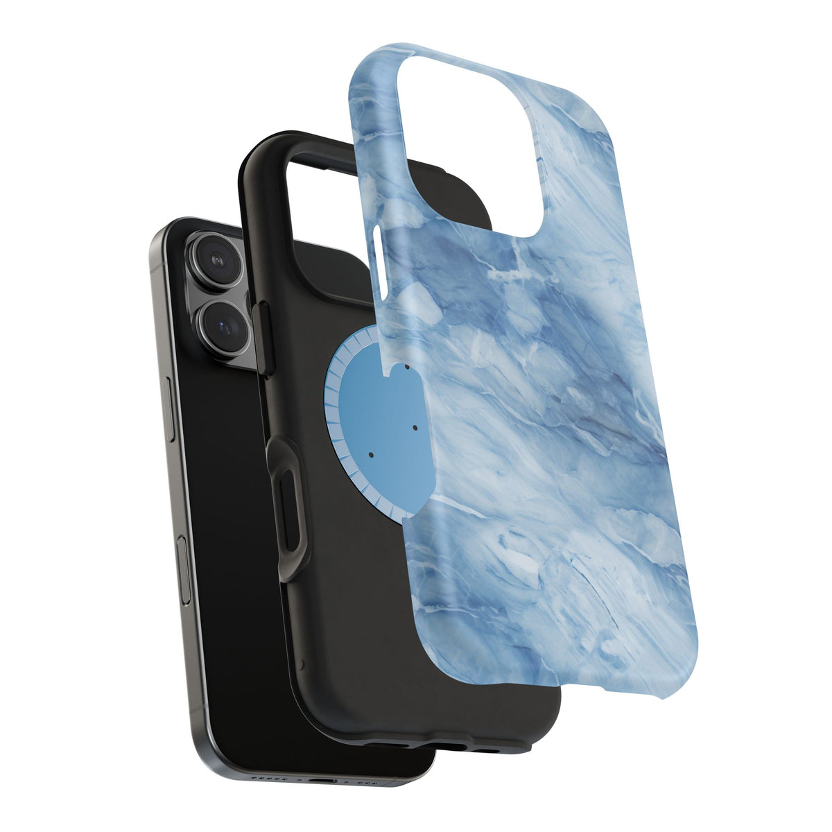 Blue marble MagSafe iPhone case — view 31