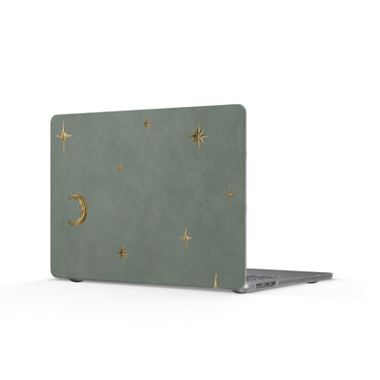 Sage Crescent Moon MacBook Case