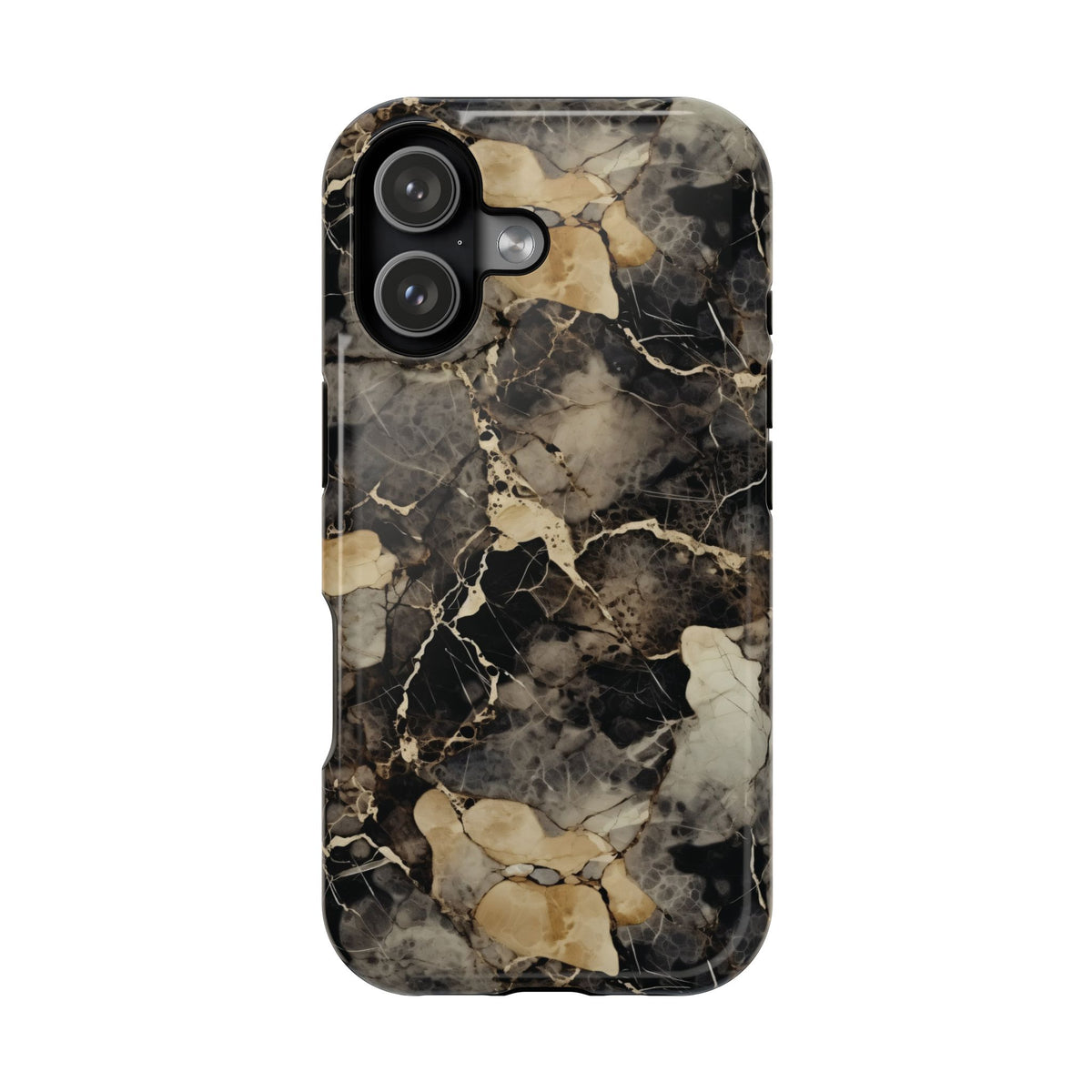 Black and gold marble MagSafe iPhone case — view 19