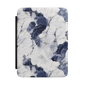 Navy Marble Kindle Case