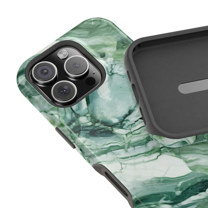 Jade marble MagSafe iPhone case — view 3