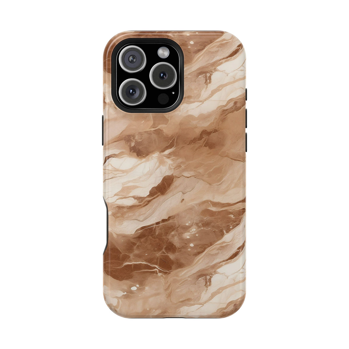 Caramel marble MagSafe iPhone case — view 18