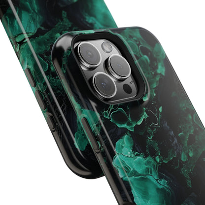 Malachite MagSafe iPhone case — view 3