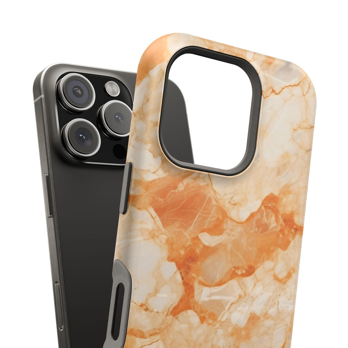 Apricot marble MagSafe iPhone case — view 4