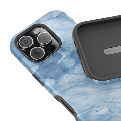 Blue marble MagSafe iPhone case — view 30