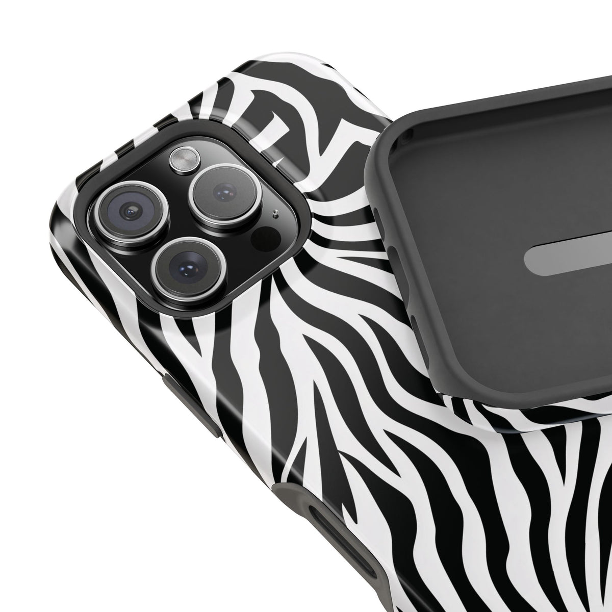 Zebra Stripe Phone Case — MagSafe Compatible