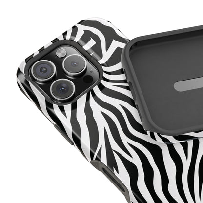 Zebra Stripe Phone Case — MagSafe Compatible