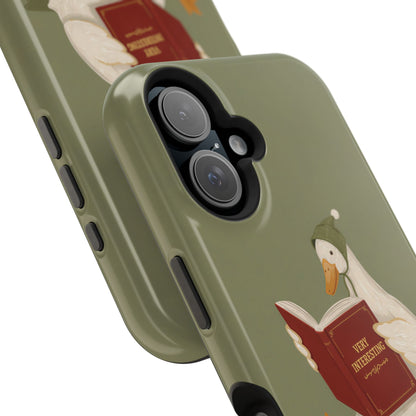 Reading Duck Phone Case — MagSafe Compatible