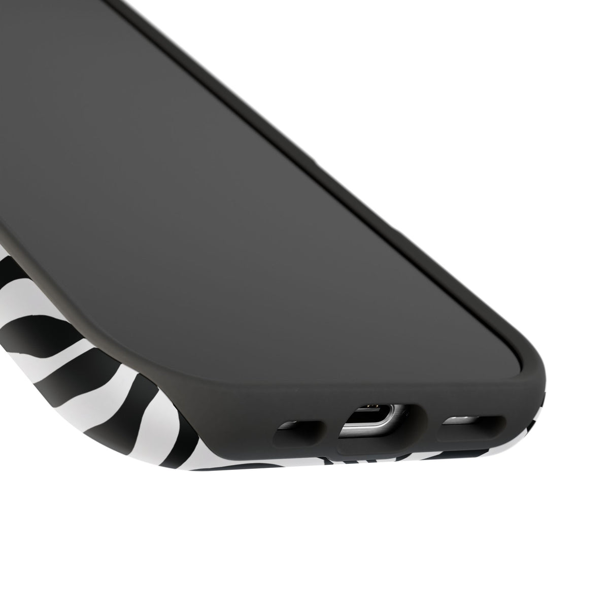 Zebra Stripe Phone Case — MagSafe Compatible