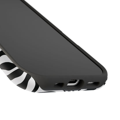 Zebra Stripe Phone Case — MagSafe Compatible