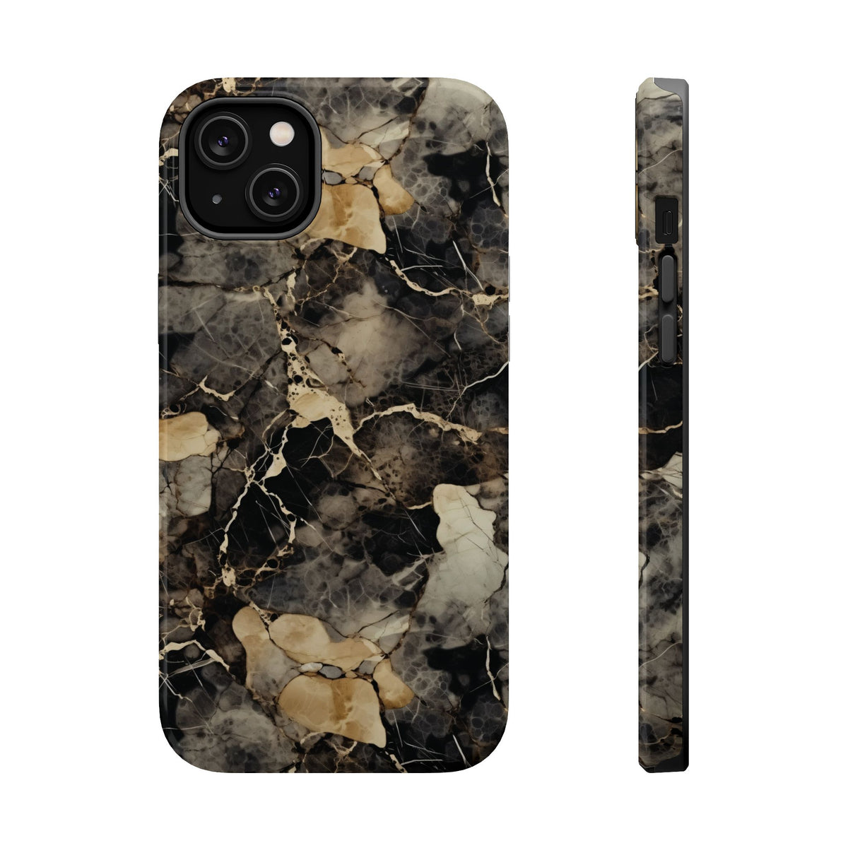 Black and gold marble MagSafe iPhone case — view 7