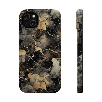 Black and gold marble MagSafe iPhone case — view 7