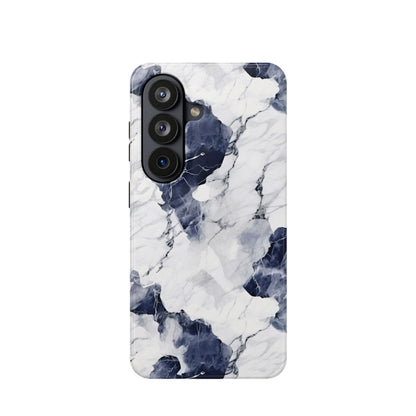 Navy marble MagSafe iPhone case — view 30