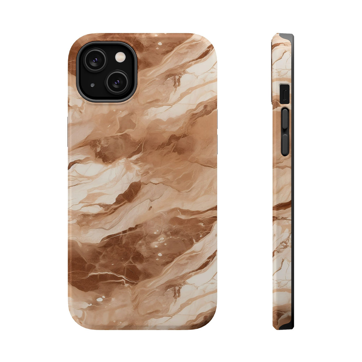 Caramel marble MagSafe iPhone case — view 7