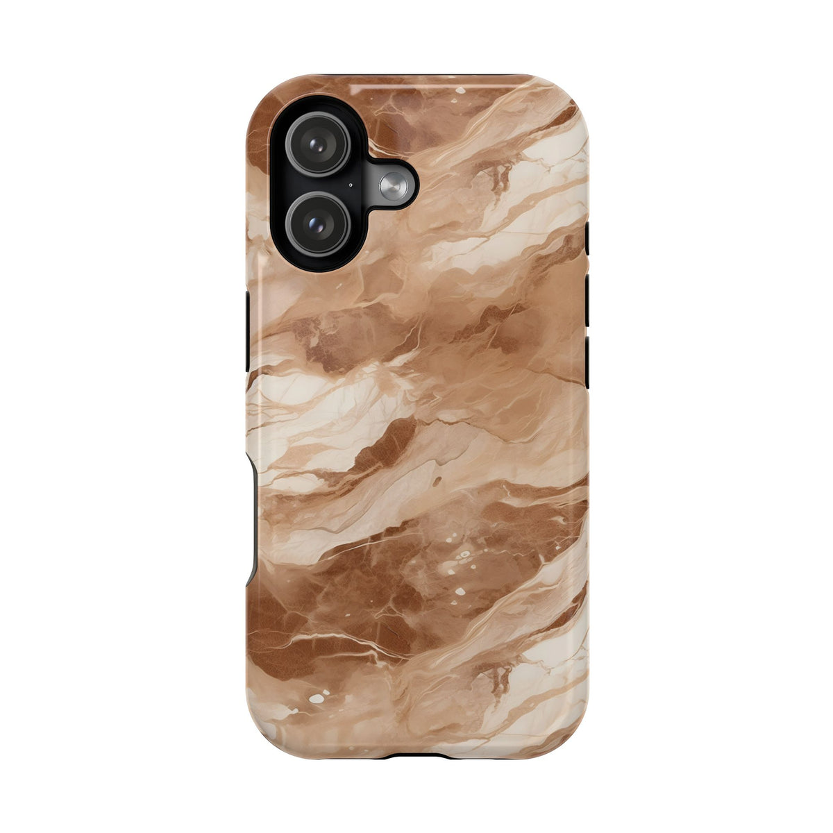 Caramel marble MagSafe iPhone case — view 19