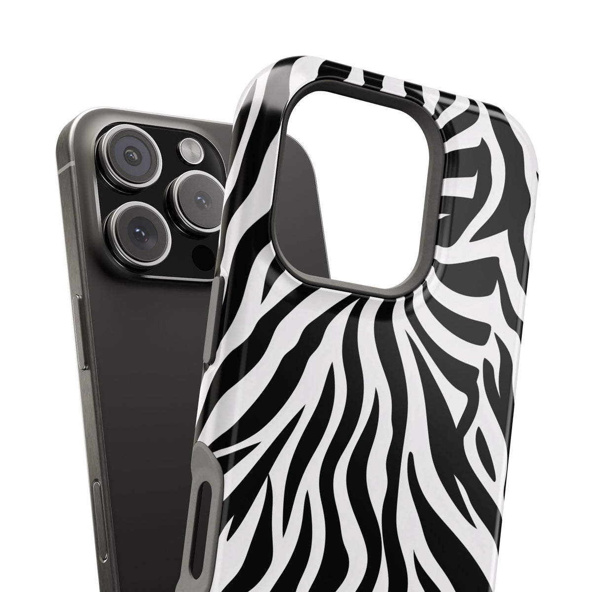 Zebra Stripe Phone Case — MagSafe Compatible