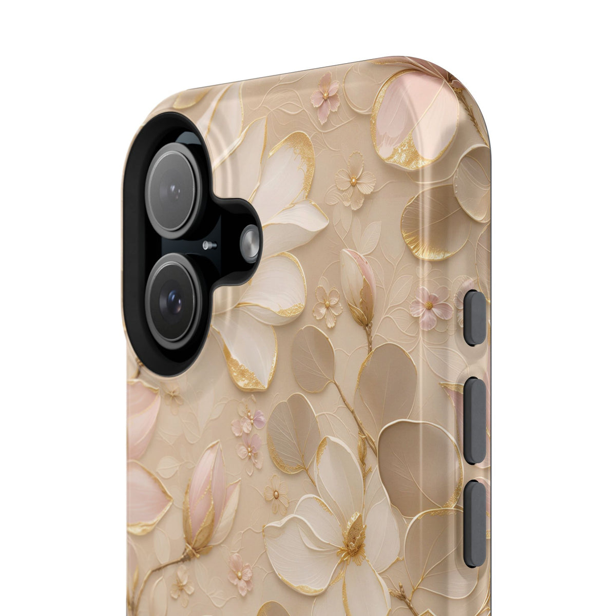 Gilded Magnolia Phone Case — MagSafe Compatible
