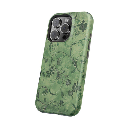 Moss Damask Phone Case — MagSafe Compatible