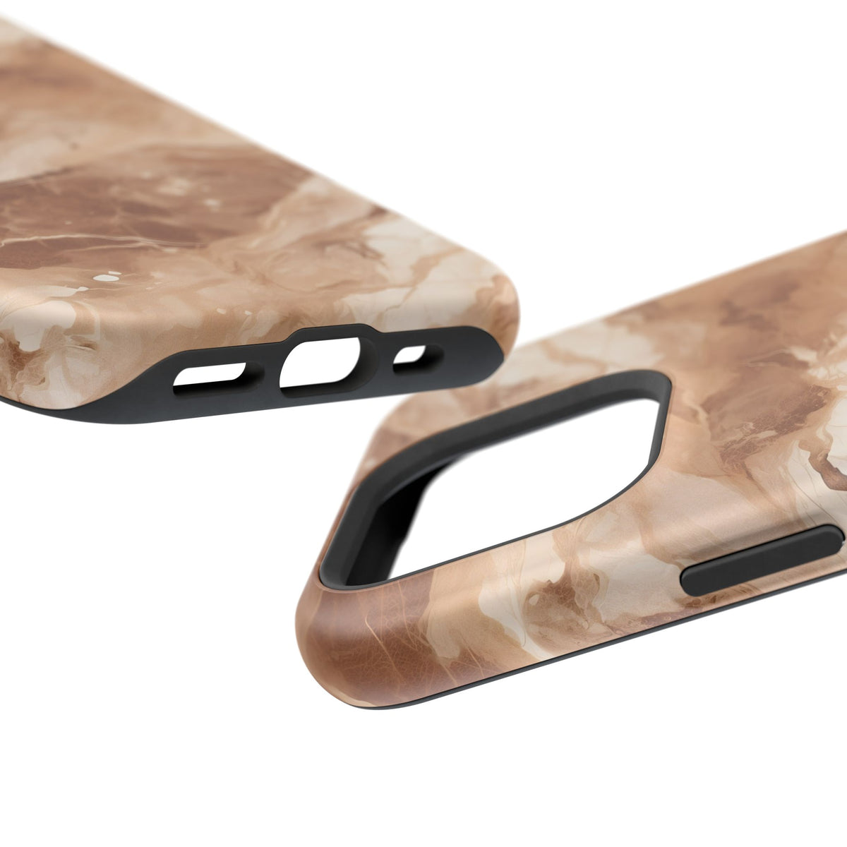 Caramel marble MagSafe iPhone case — view 4