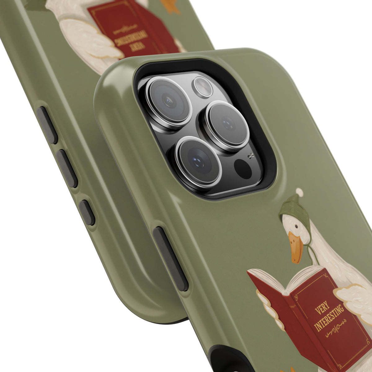 Reading Duck Phone Case — MagSafe Compatible