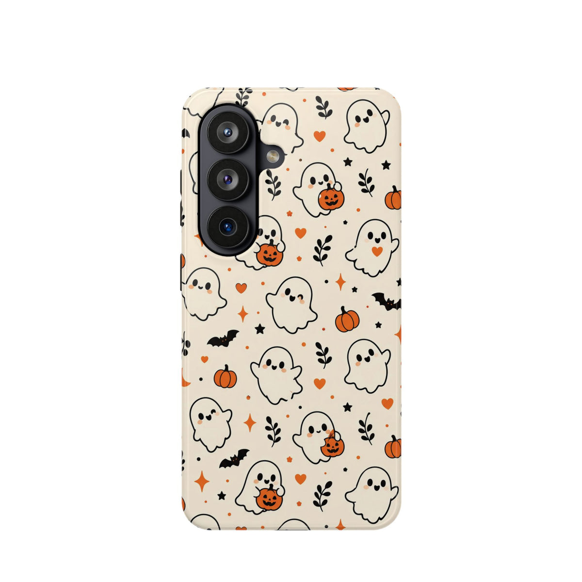 Cute ghost MagSafe iPhone case in cream — view 21