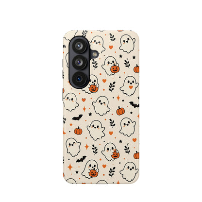 Cute ghost MagSafe iPhone case in cream — view 21