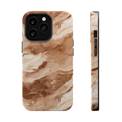 Caramel marble MagSafe iPhone case — view 11