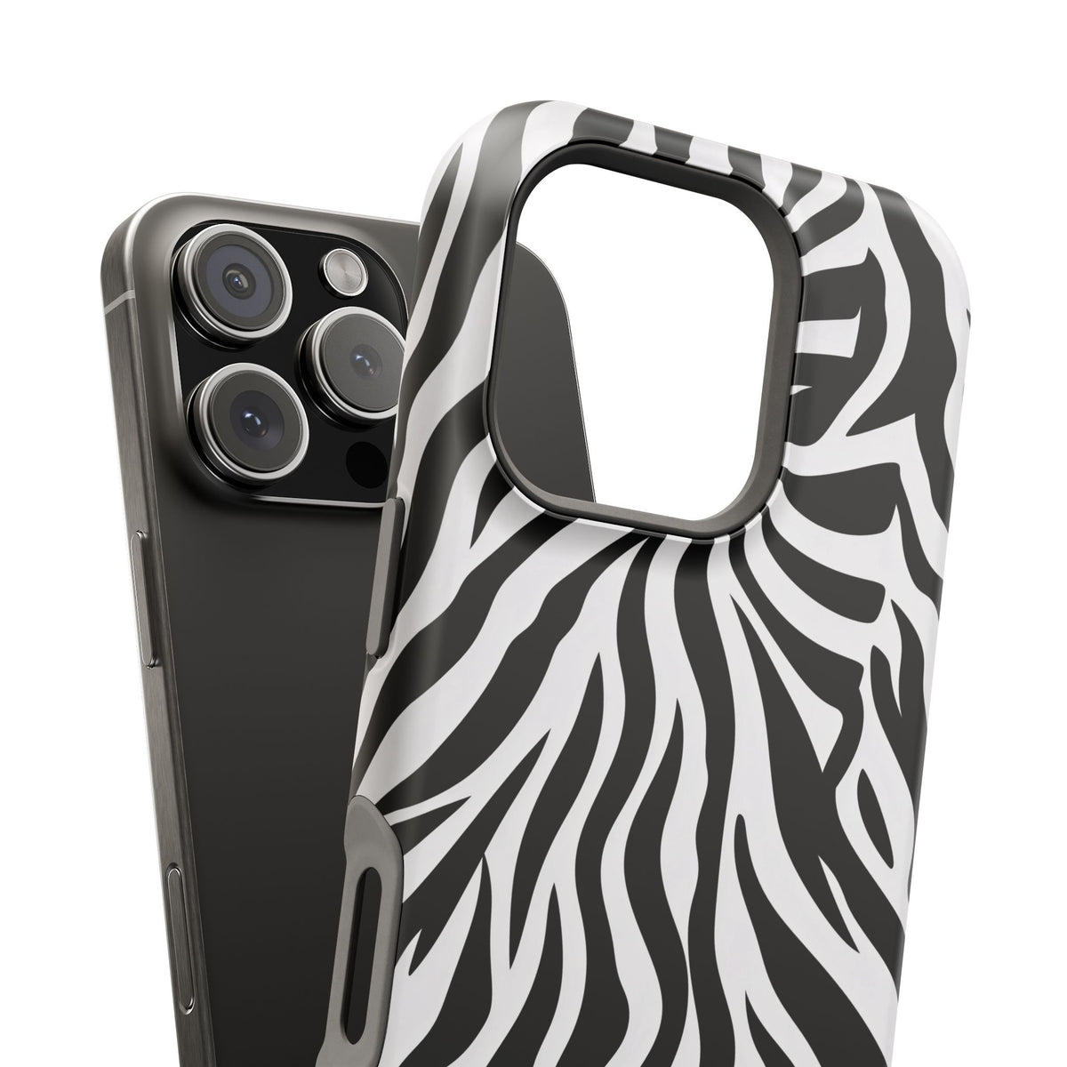 Zebra Stripe Phone Case — MagSafe Compatible