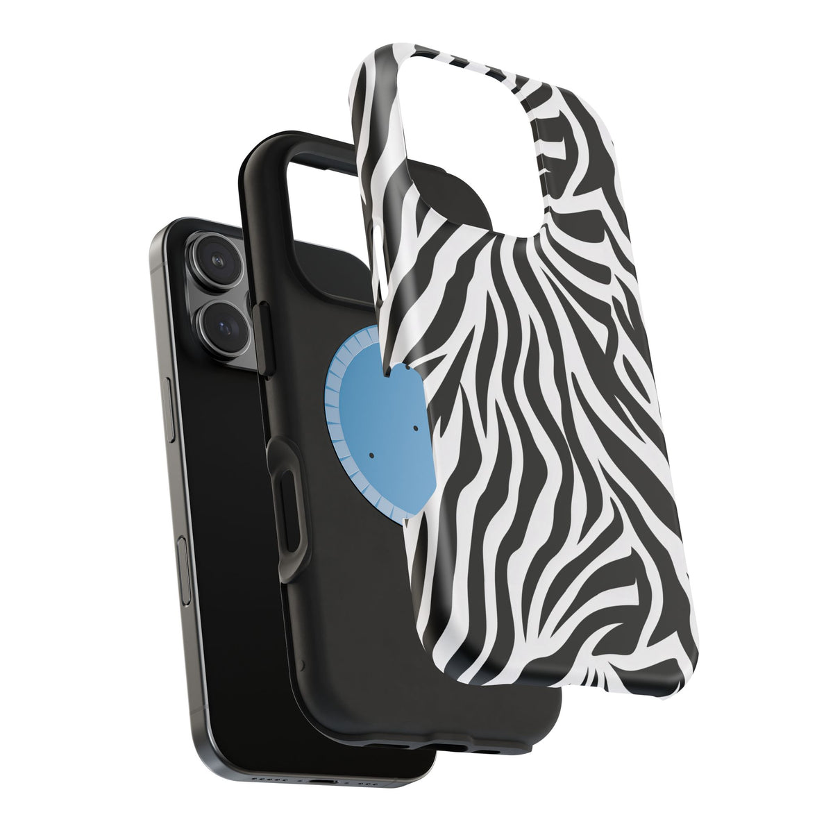 Zebra Stripe Phone Case — MagSafe Compatible