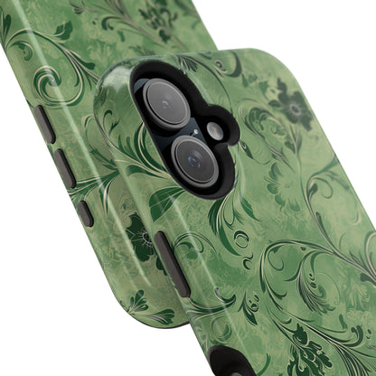 Moss Damask Phone Case — MagSafe Compatible