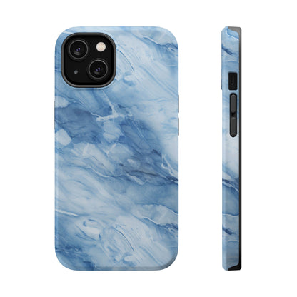 Blue marble MagSafe iPhone case — view 5