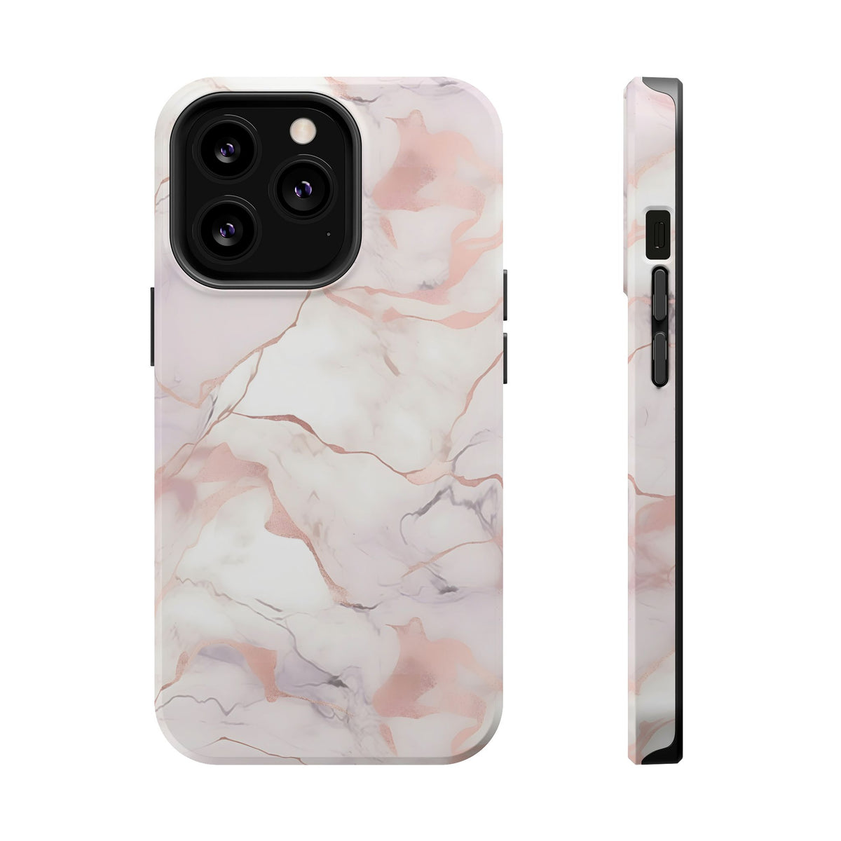 Blush marble MagSafe iPhone case — view 20